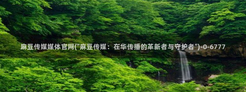 麻豆榜单描述